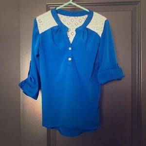 Girls blouse with lace and sparkle detail✳️BOGO